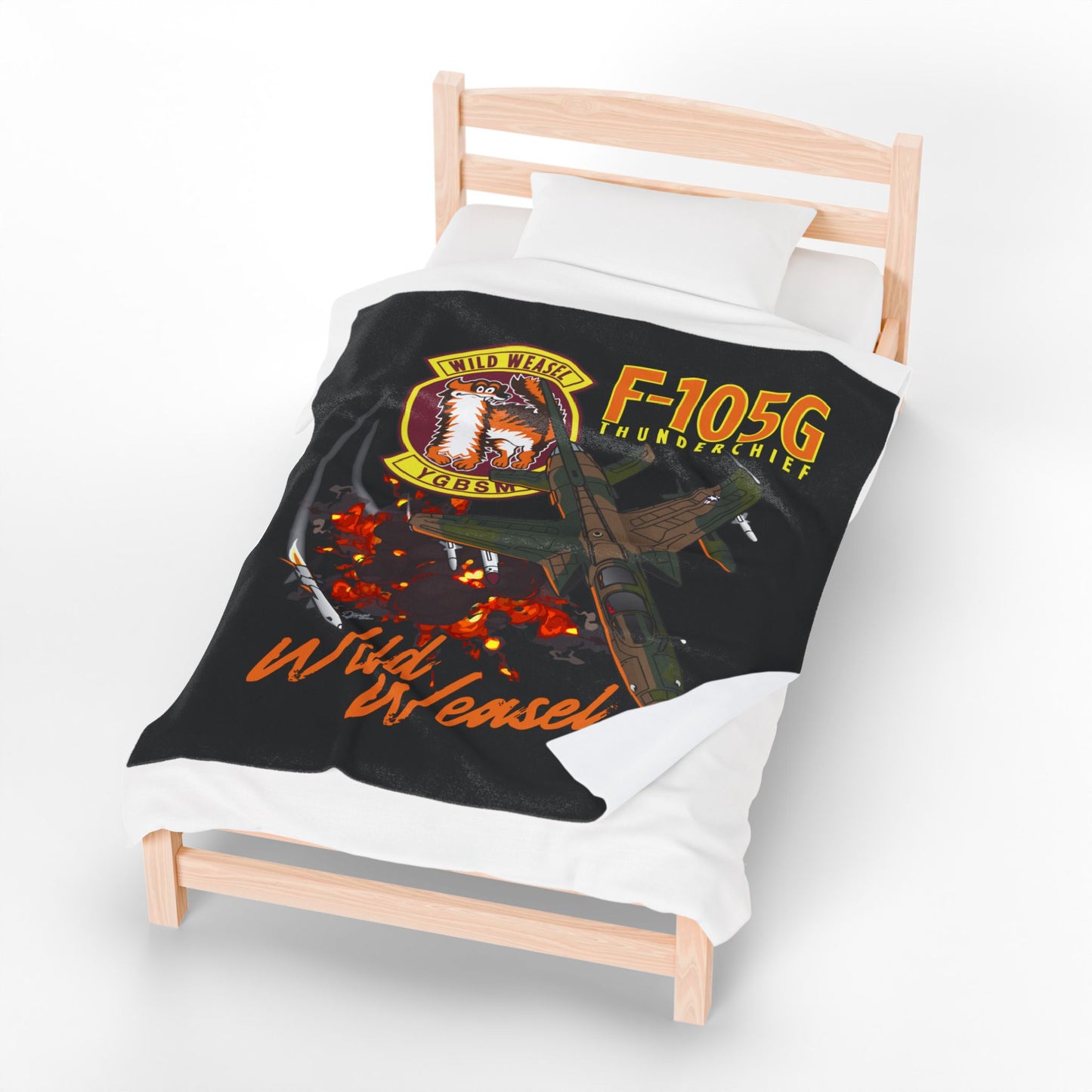 Wild Weasel Plush Blanket
