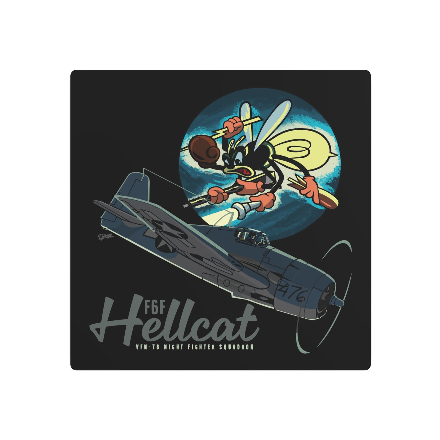 F6F Hellcat Metal Sign