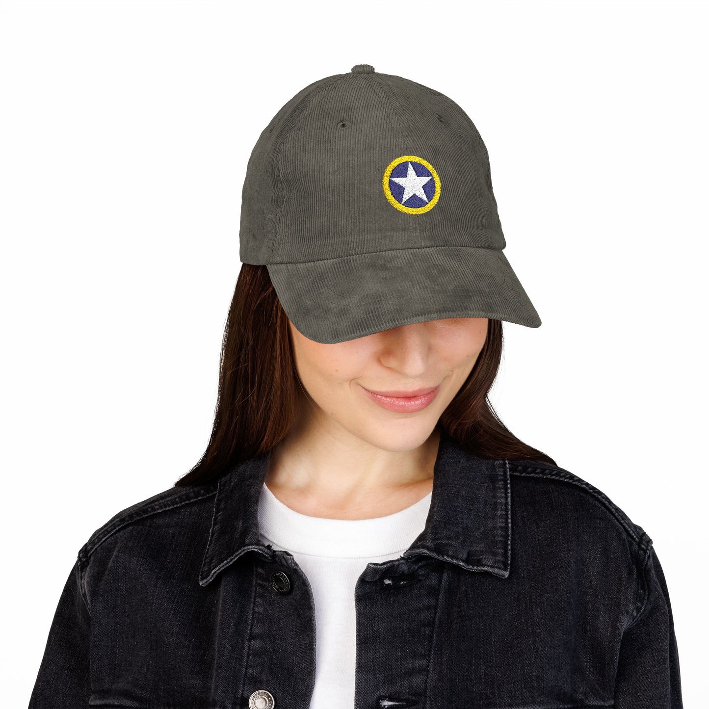 Embroidered Operation Torch Roundel Corduroy Cap