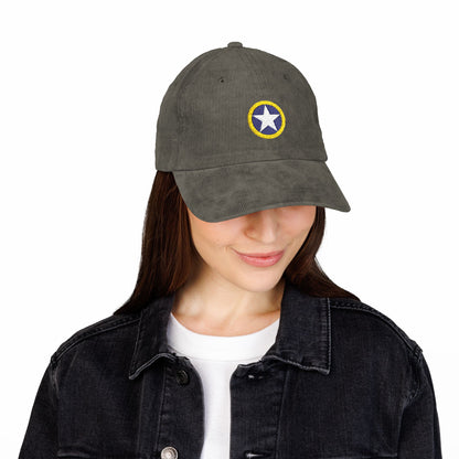Embroidered Operation Torch Roundel Corduroy Cap