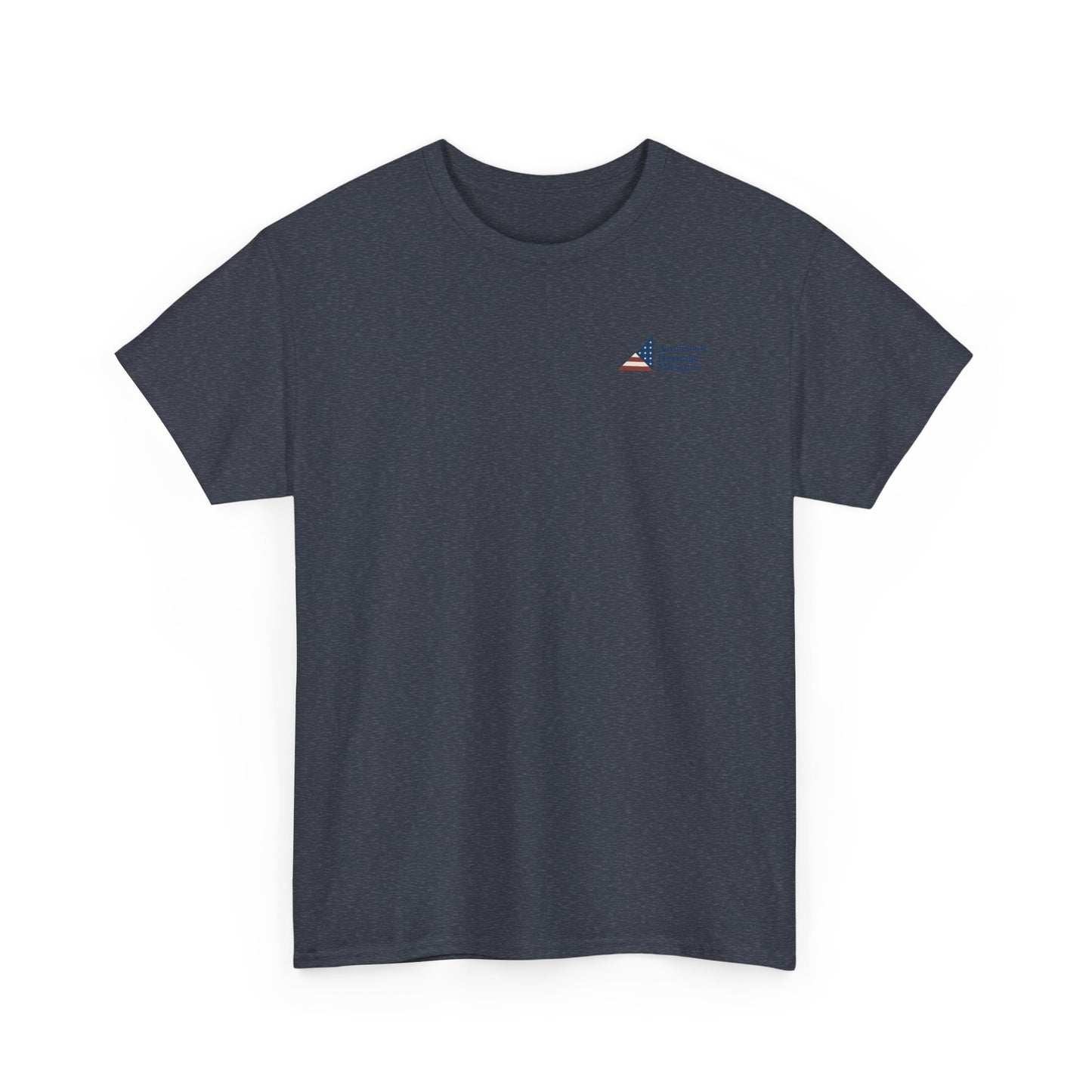 AHM Unisex Heavy Cotton Tee (round logo on back)