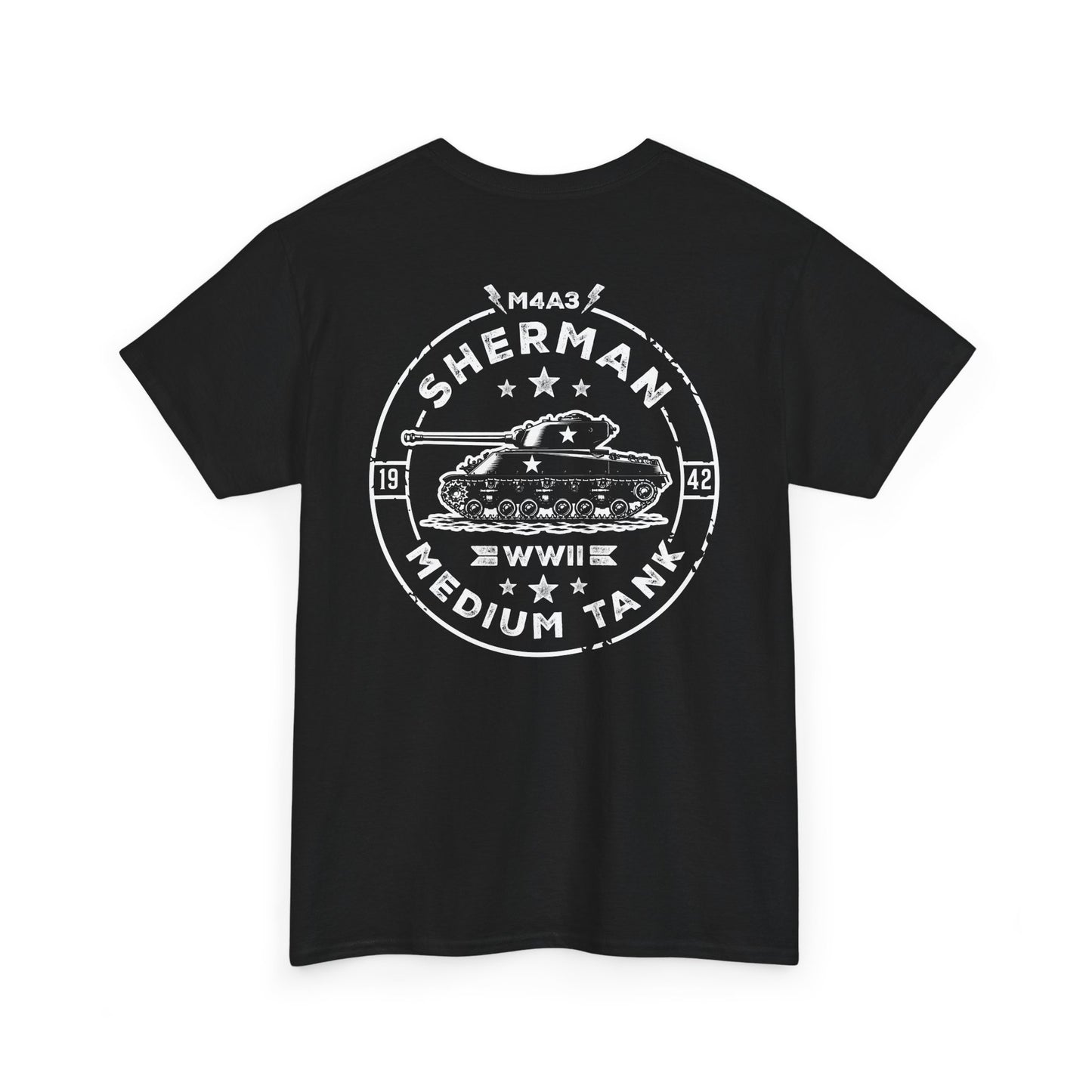 M4A3 Sherman WWII Medium Tank Unisex Heavy Cotton Tee