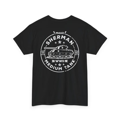 M4A3 Sherman WWII Medium Tank Unisex Heavy Cotton Tee