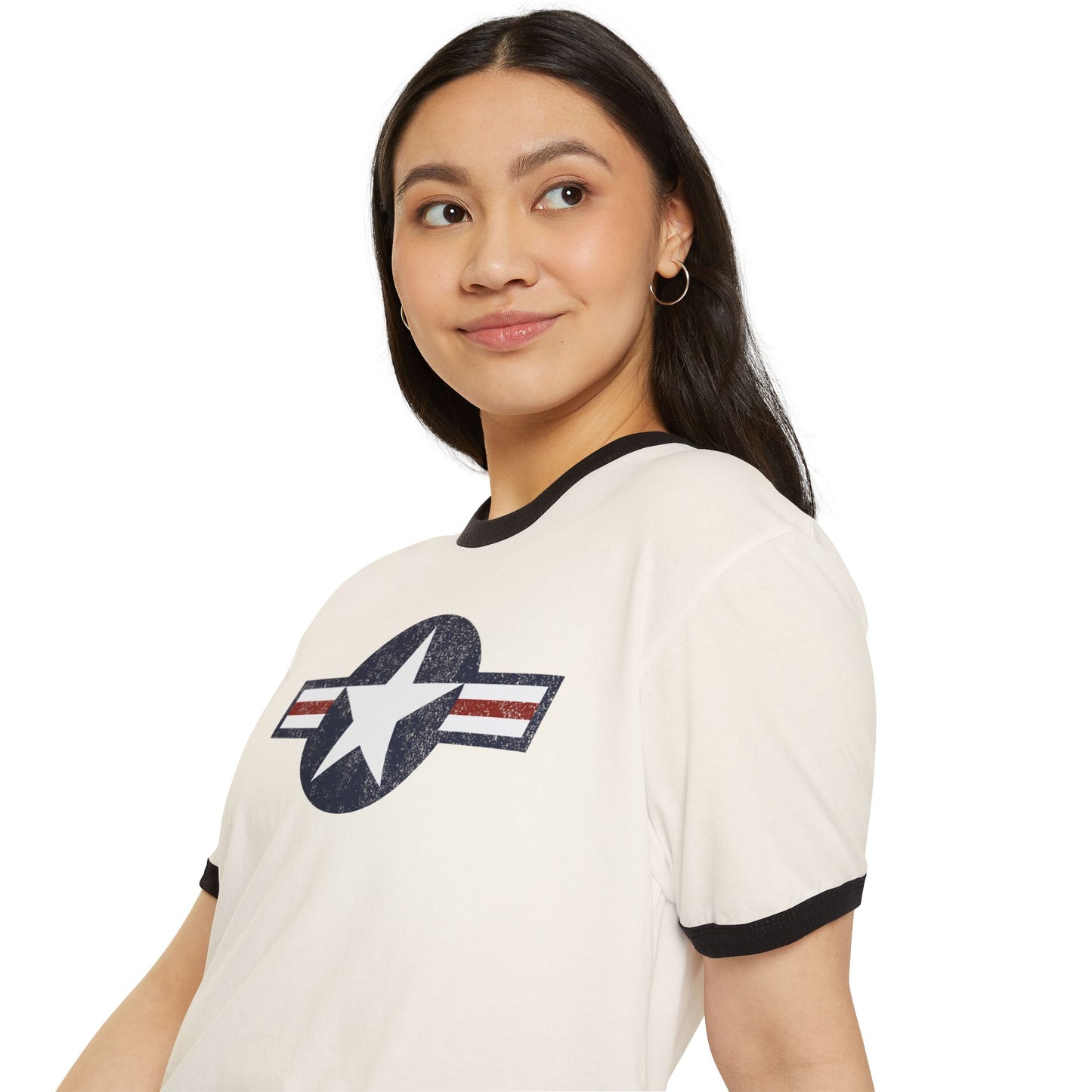 USAF Roundel Ringer Tee