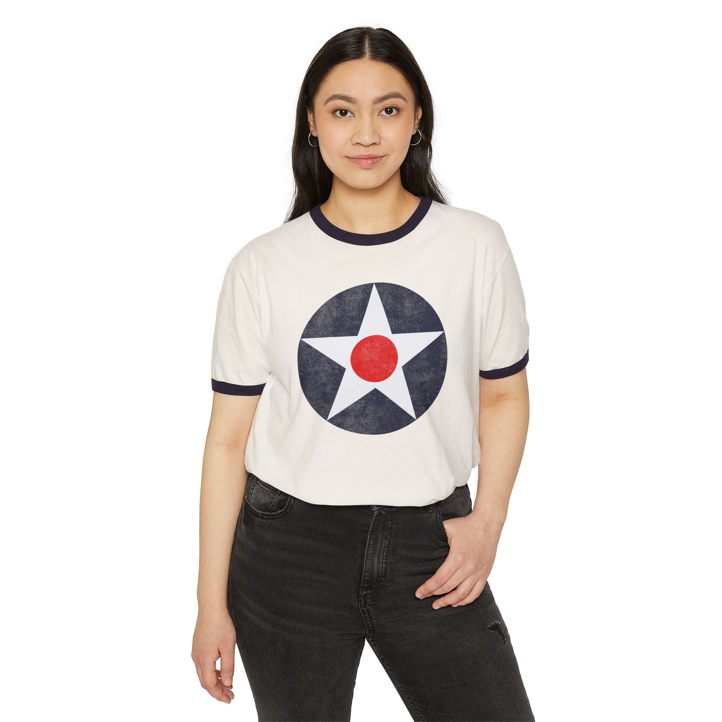 Meatball Roundel Ringer Tee