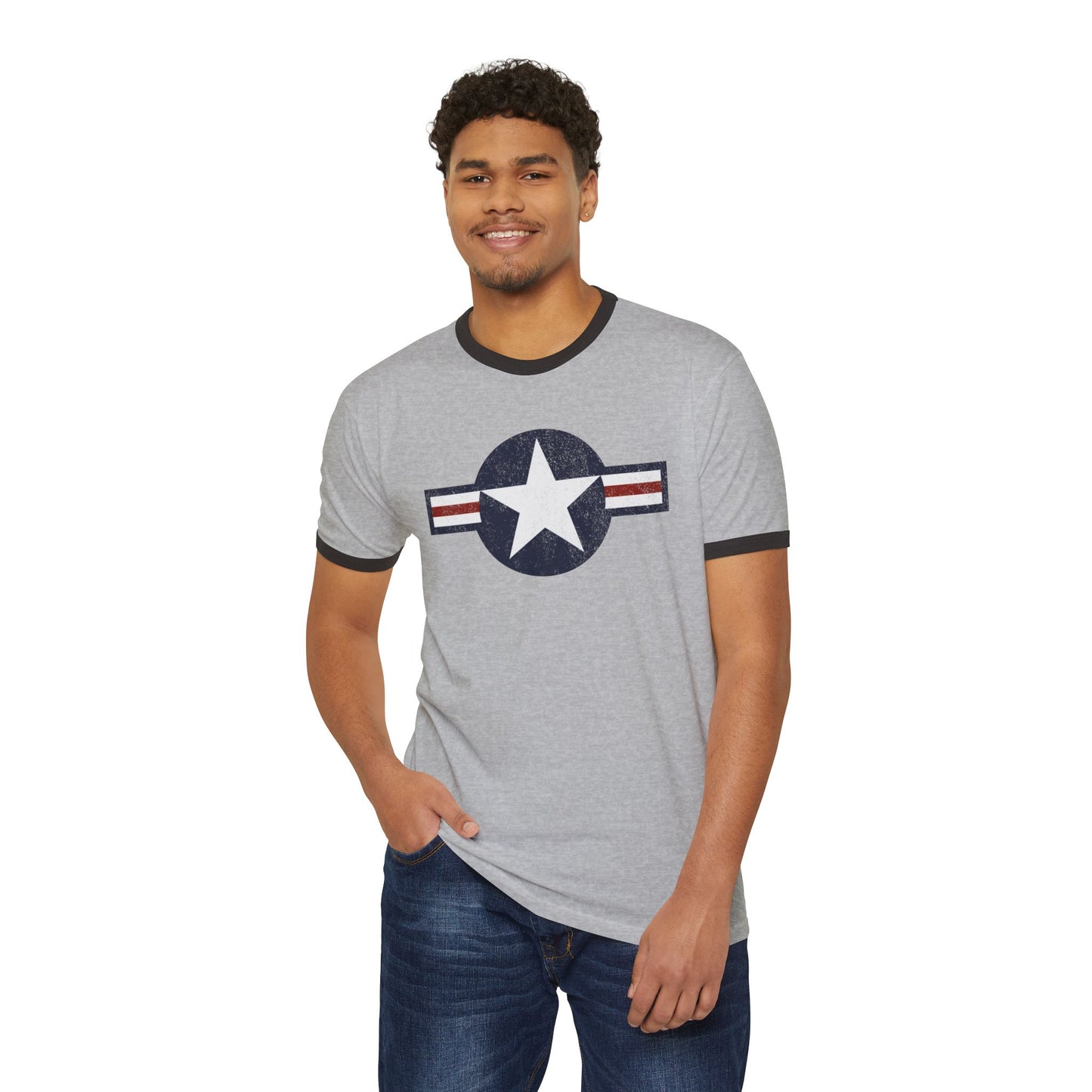 USAF Roundel Ringer Tee