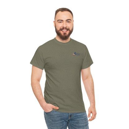 AHM Unisex Heavy Cotton Tee (round logo on back)