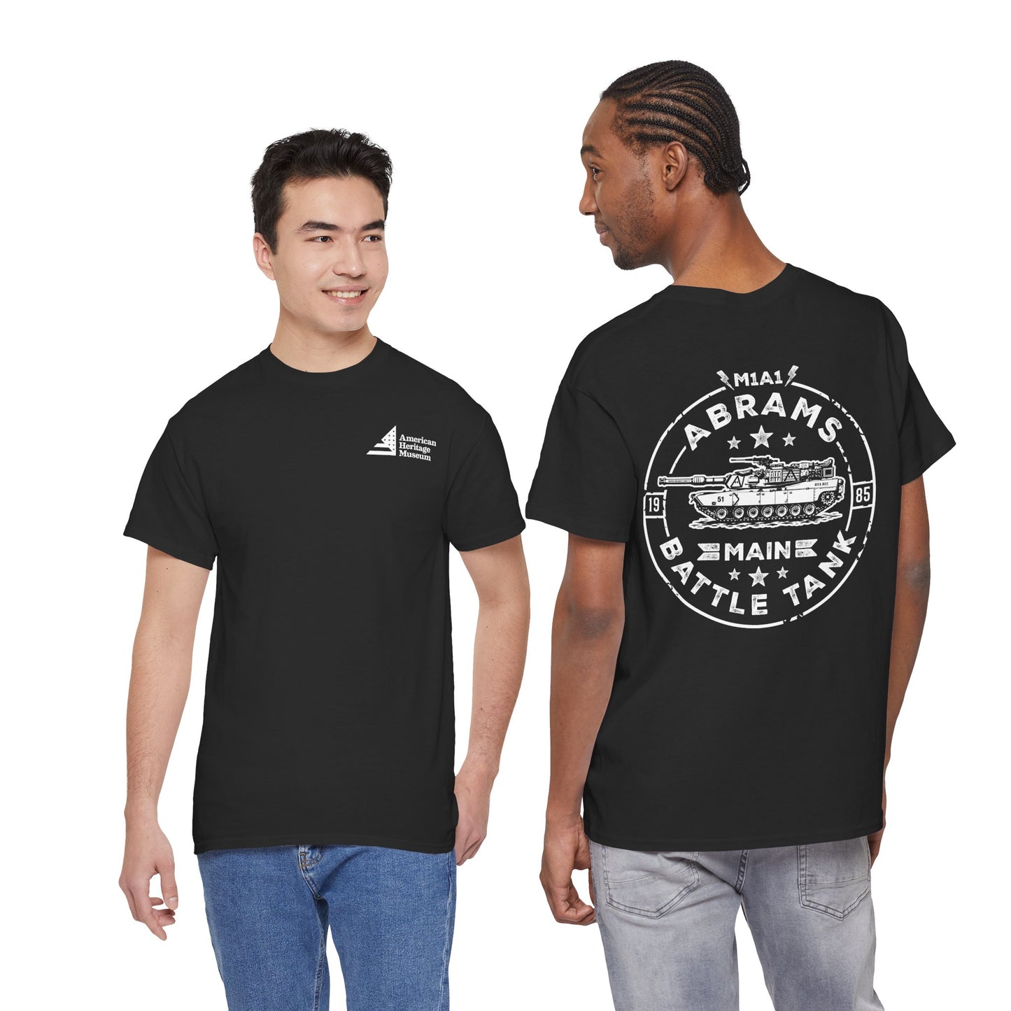M1A1 Abrams Main Battle Tank Unisex Heavy Cotton Tee