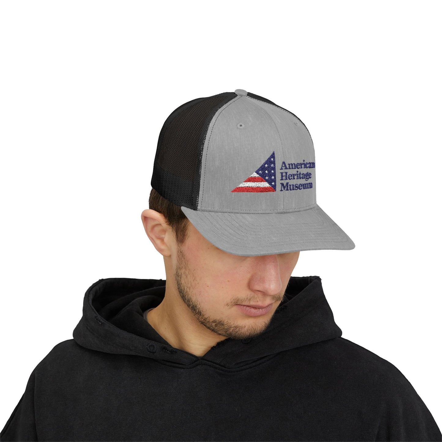 Embroidered American Heritage Museum Trucker Hat