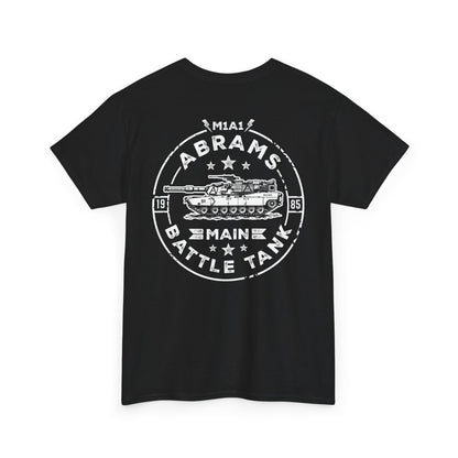M1A1 Abrams Main Battle Tank Unisex Heavy Cotton Tee