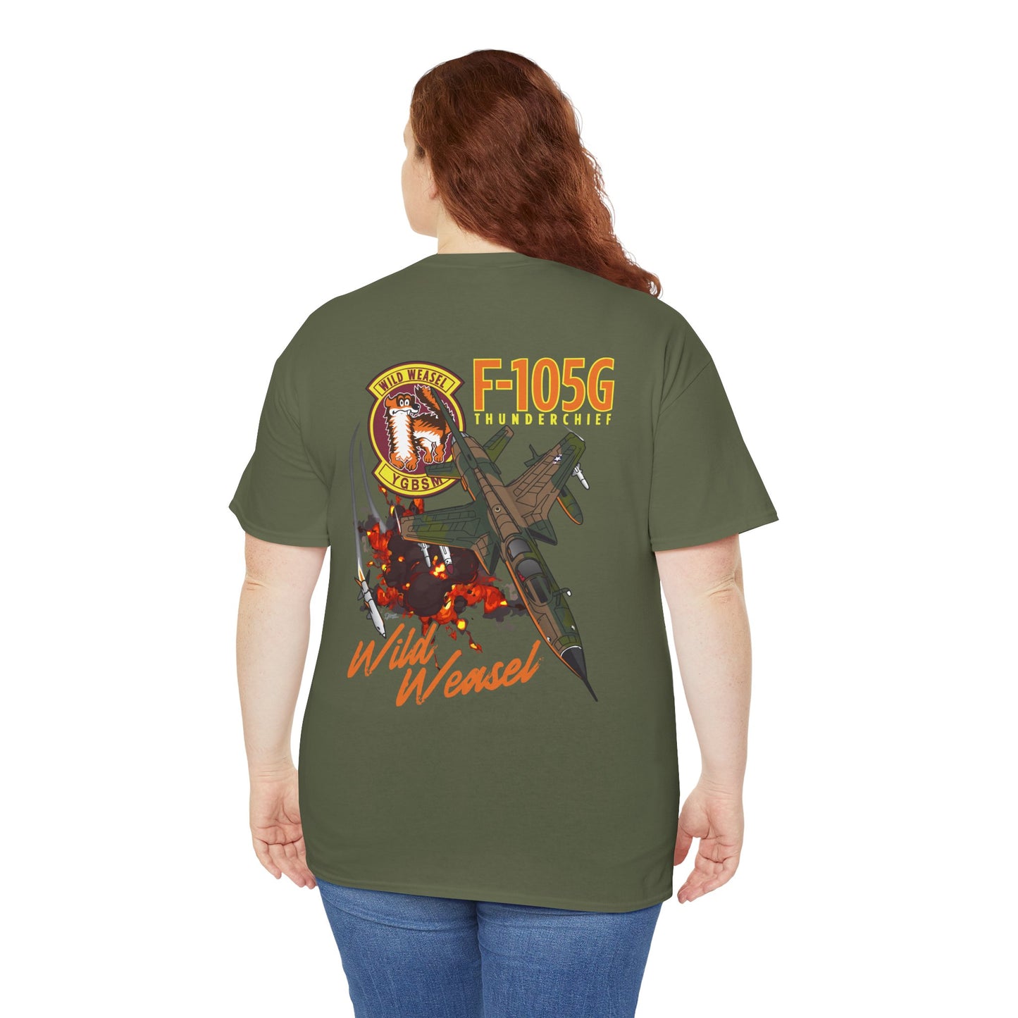 Wild Weasel Tee (Back Print)
