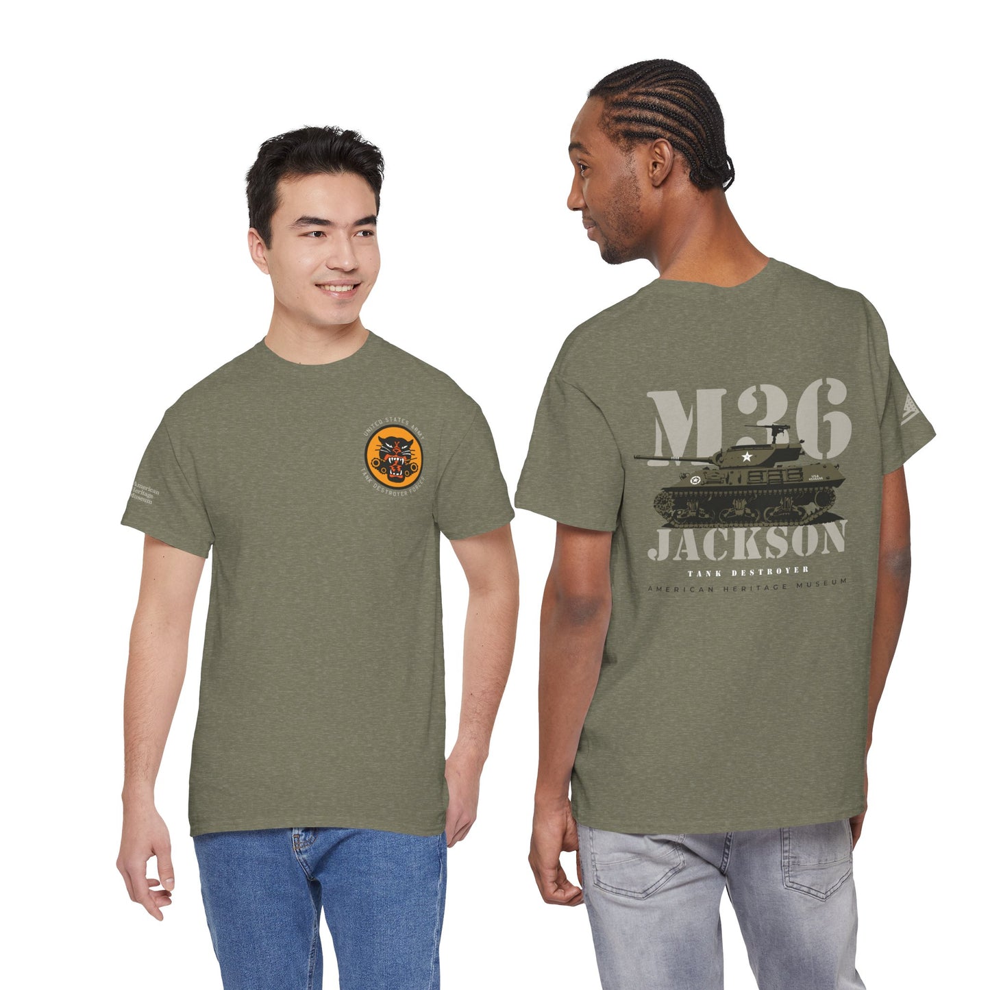M36 Jackson WWII Tank Destroyer Premium Cotton Tee