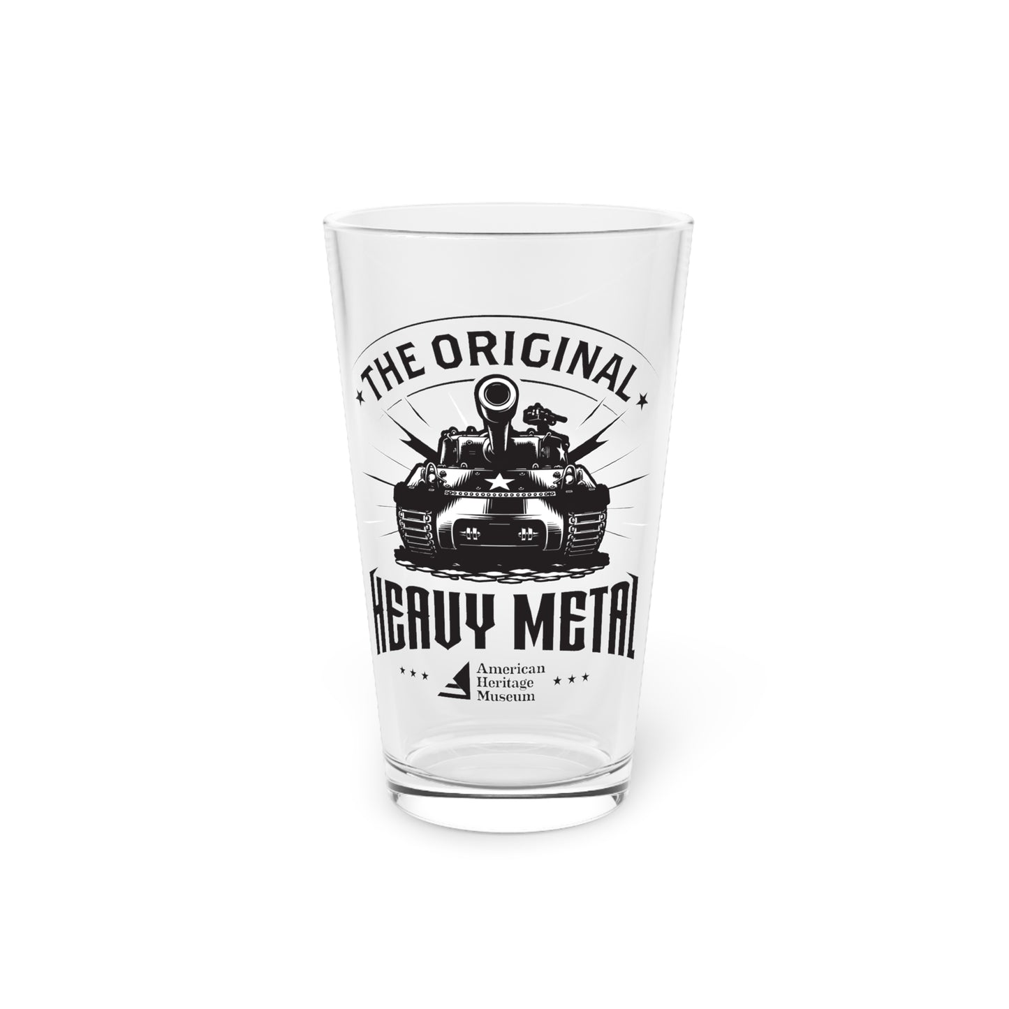 The Original Heavy Metal (Tank) Pint Glass