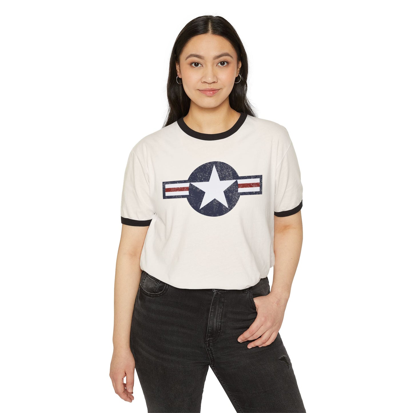 USAF Roundel Ringer Tee