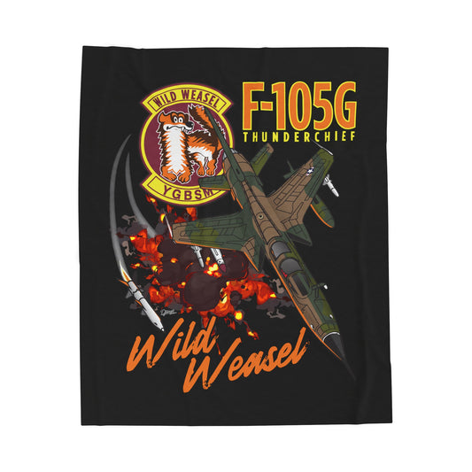 Wild Weasel Plush Blanket