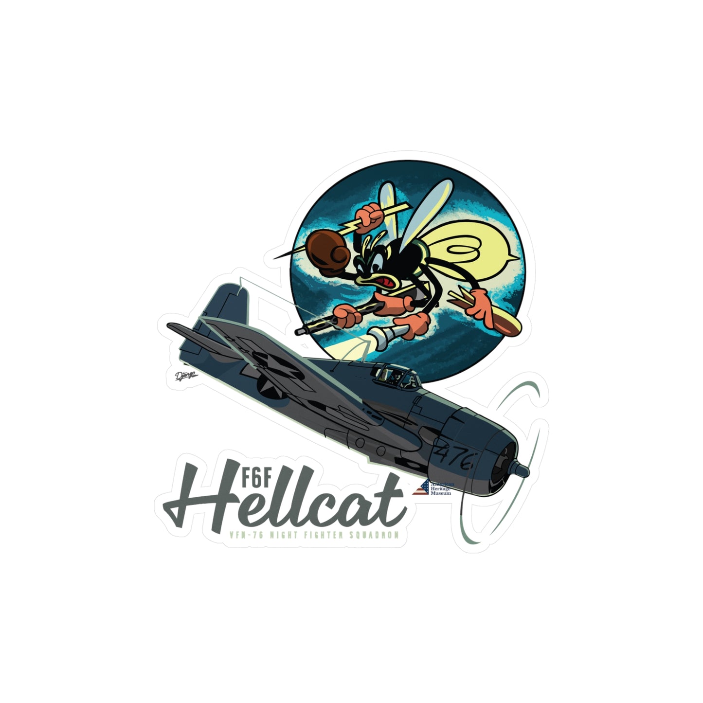 F6F Hellcat Vinyl Decal