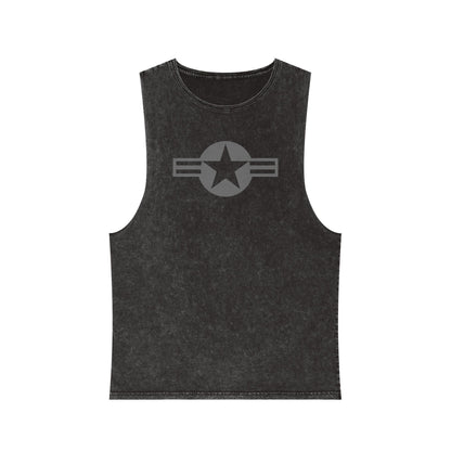 Low-Visibility USAF Roundel Stonewash Tank Top