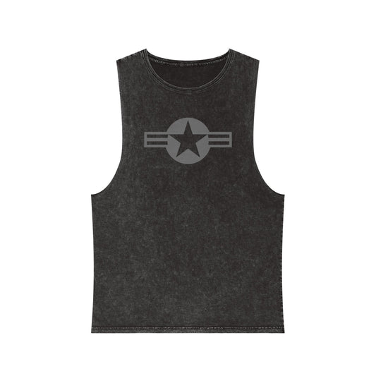 Low-Visibility USAF Roundel Stonewash Tank Top