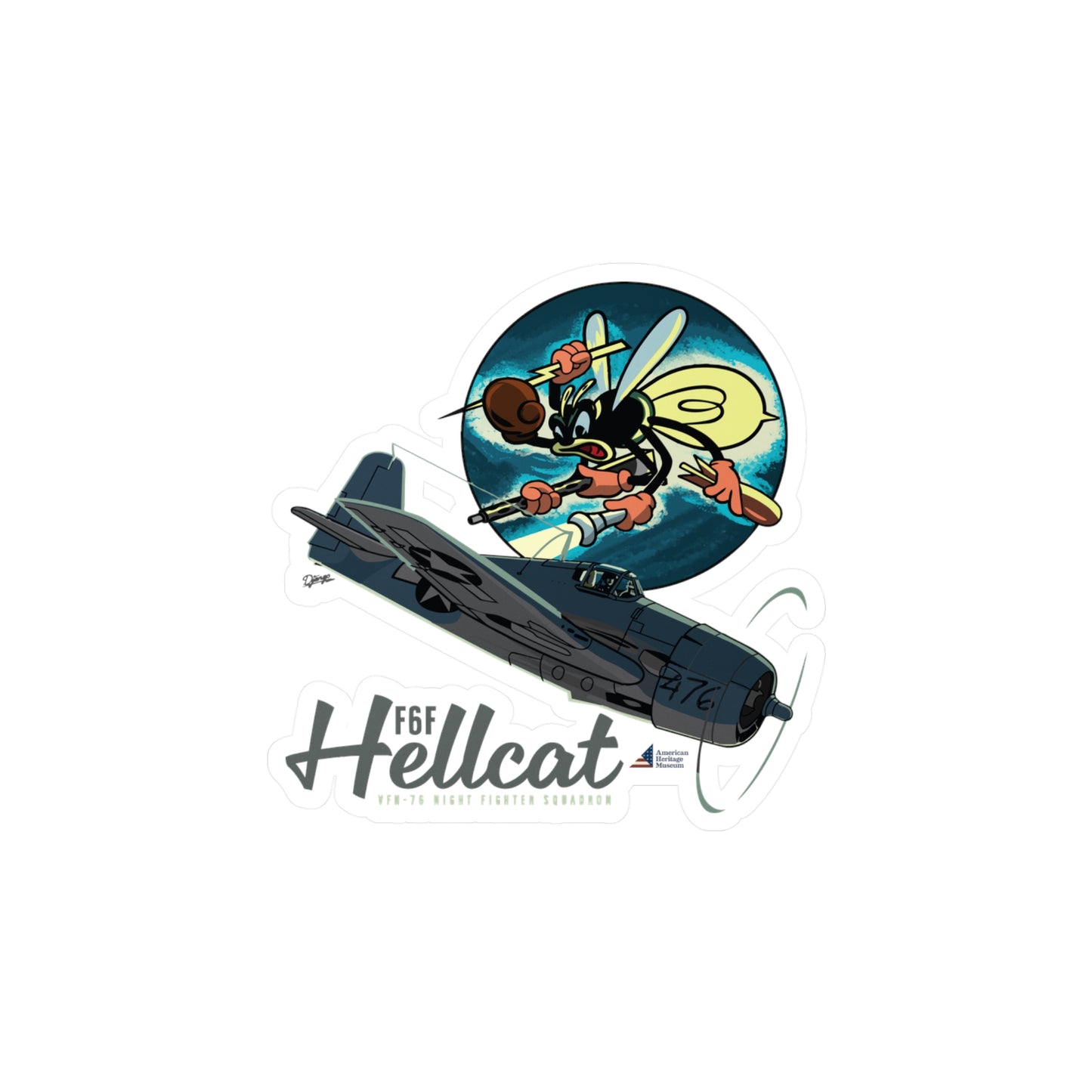 F6F Hellcat Vinyl Decal