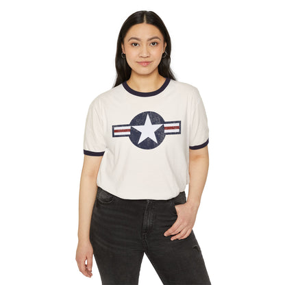 USAF Roundel Ringer Tee