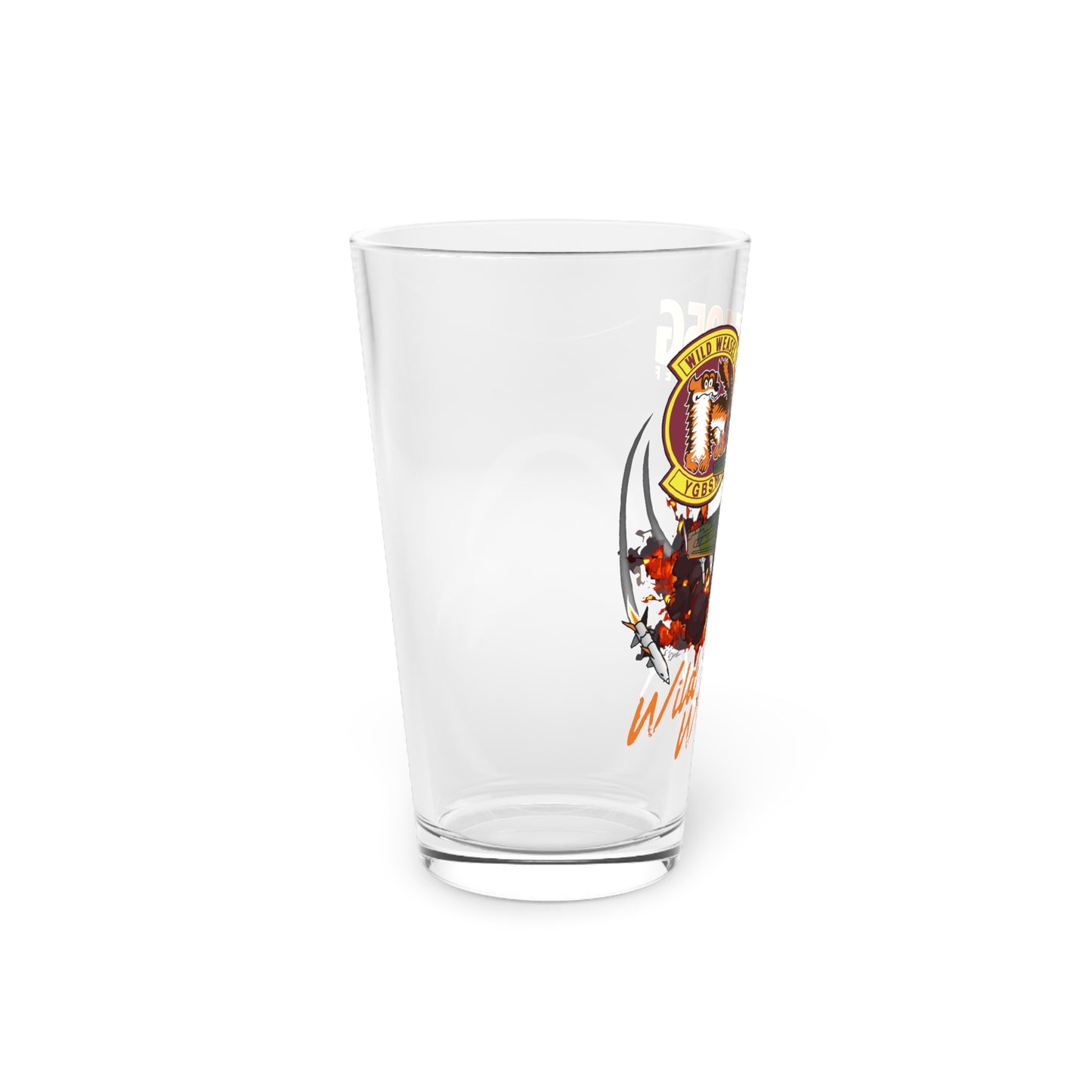 Wild Weasel Pint Glass