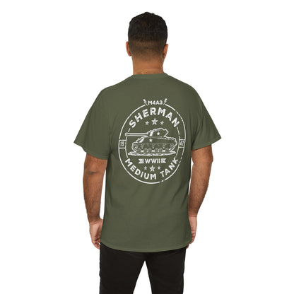 M4A3 Sherman WWII Medium Tank Unisex Heavy Cotton Tee
