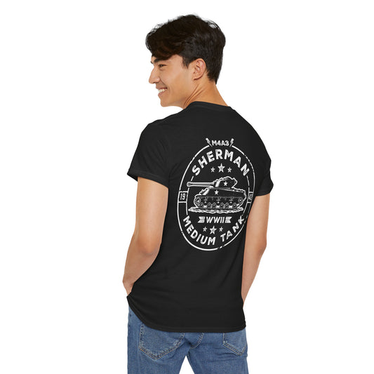 M4A3 Sherman WWII Medium Tank Unisex Heavy Cotton Tee