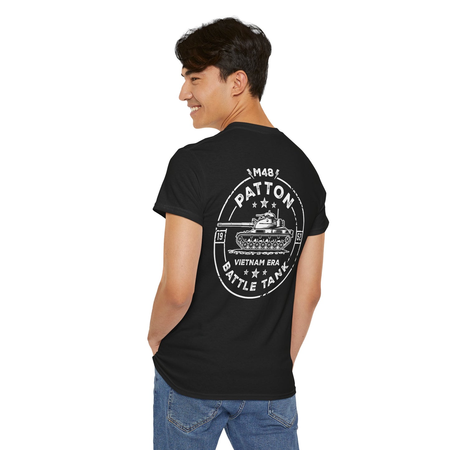 M48 Patton Main Battle Tank Unisex Heavy Cotton Tee