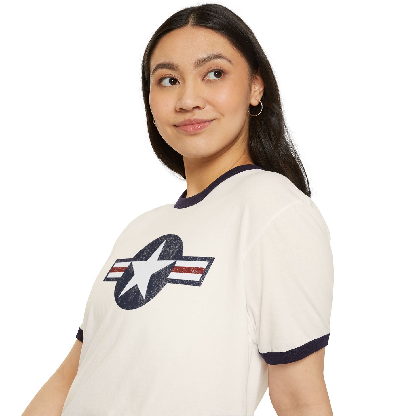 USAF Roundel Ringer Tee