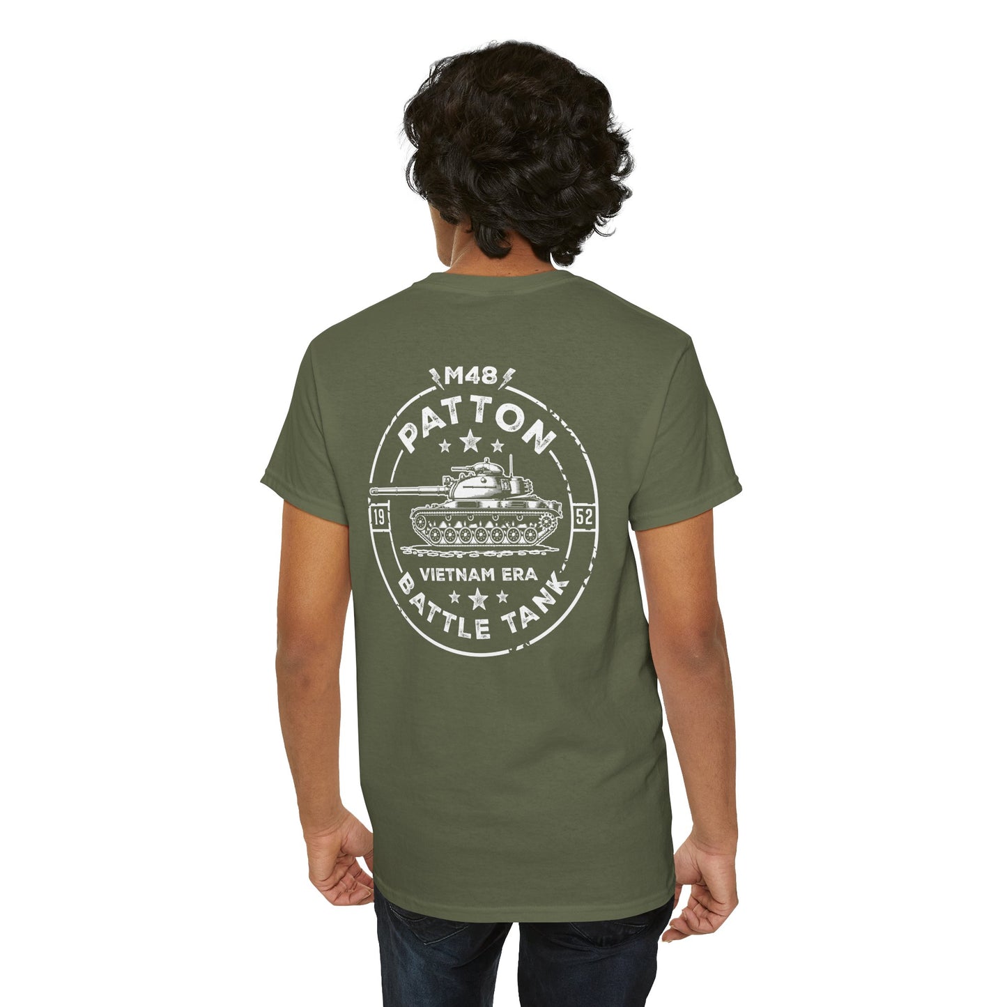 M48 Patton Main Battle Tank Unisex Heavy Cotton Tee