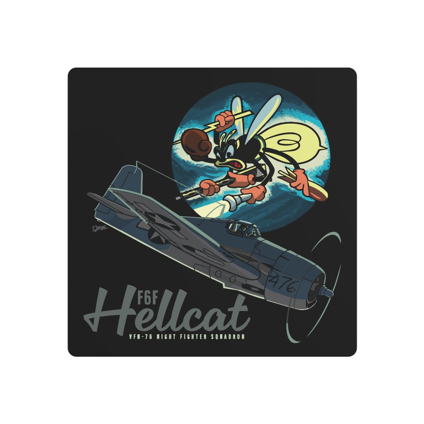 F6F Hellcat Metal Sign
