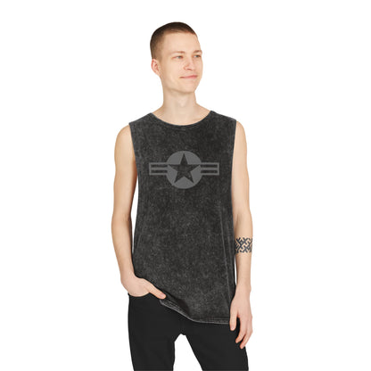 Low-Visibility USAF Roundel Stonewash Tank Top