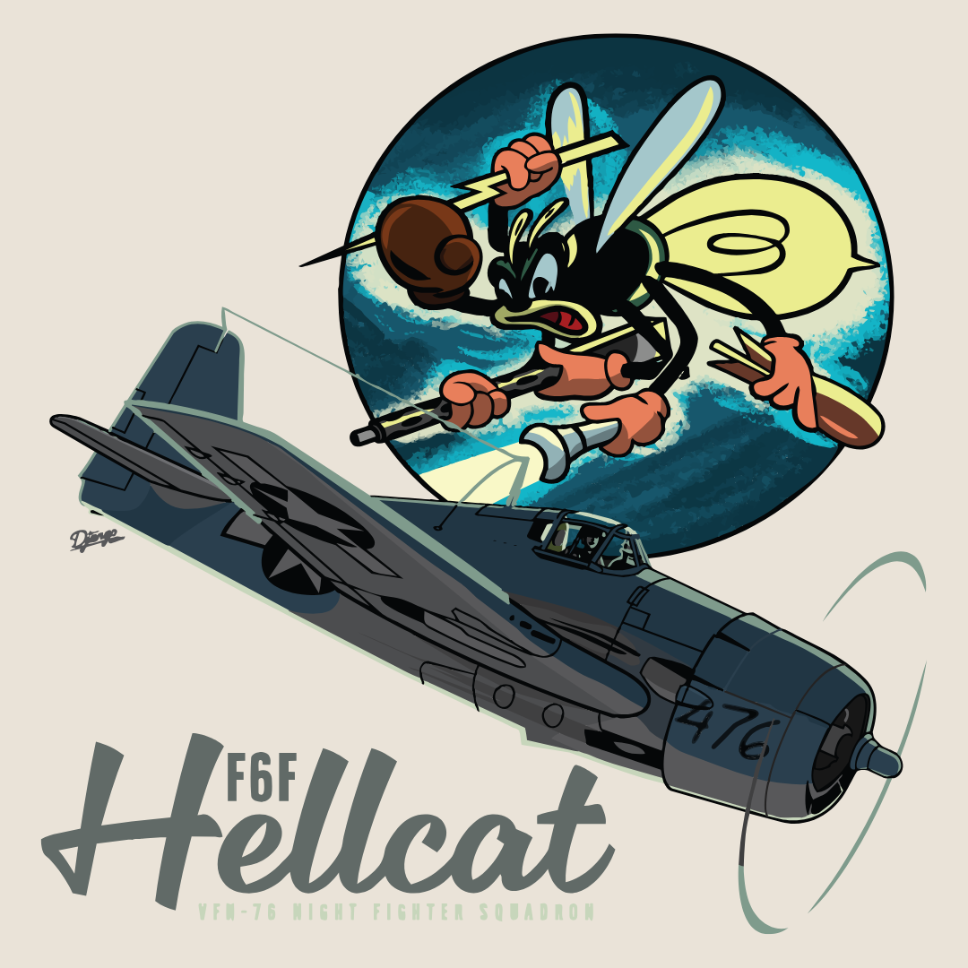 F6F Hellcat Ringer Tee