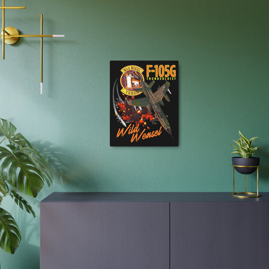 Wild Weasel Metal Sign