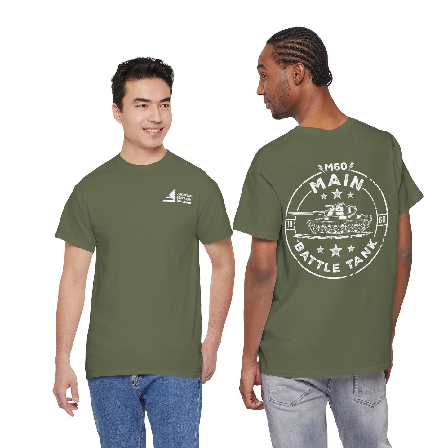 M60 Main Battle Tank Unisex Heavy Cotton Tee