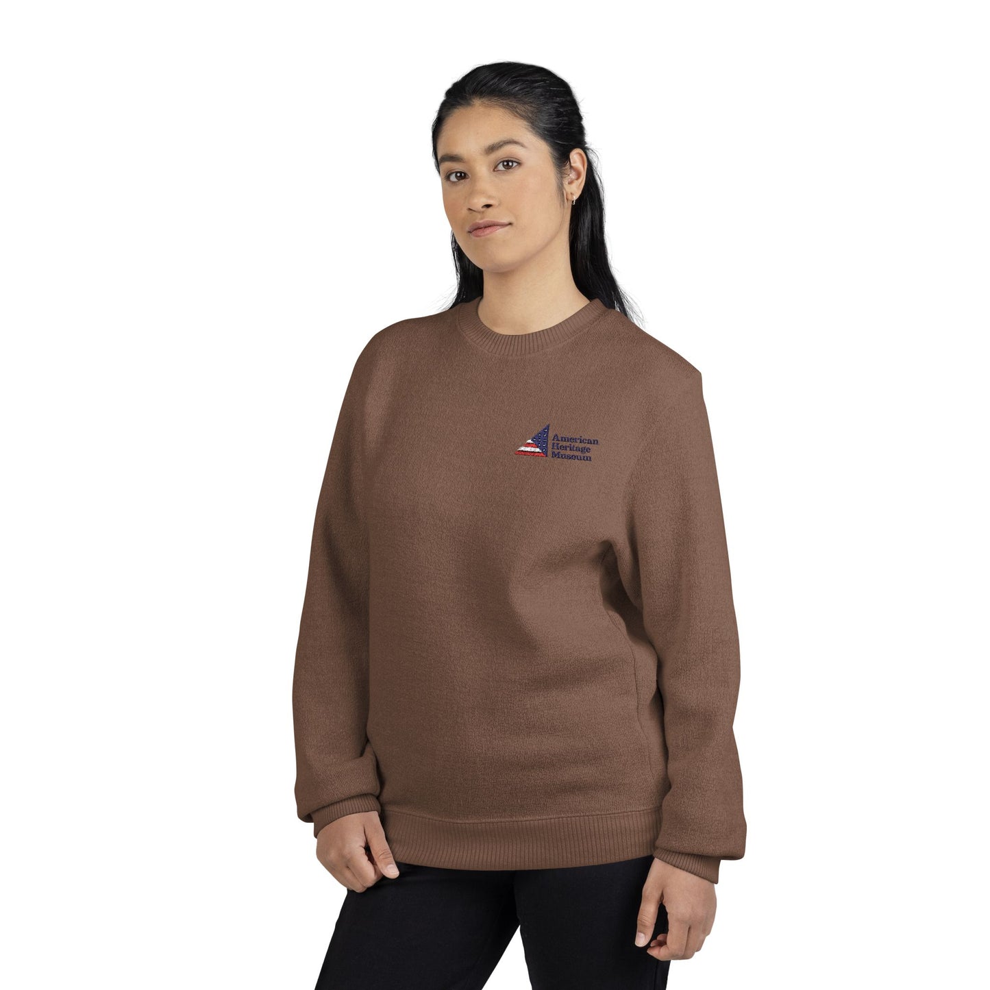 Embroidered American Heritage Museum Crewneck Sweatshirt