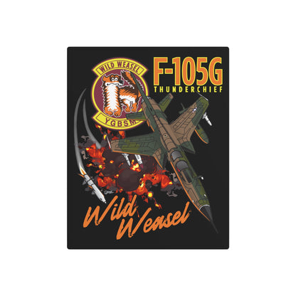 Wild Weasel Metal Sign