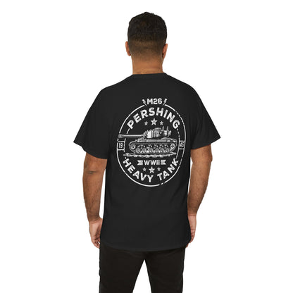 M26 Pershing WWII Heavy Tank Unisex Heavy Cotton Tee
