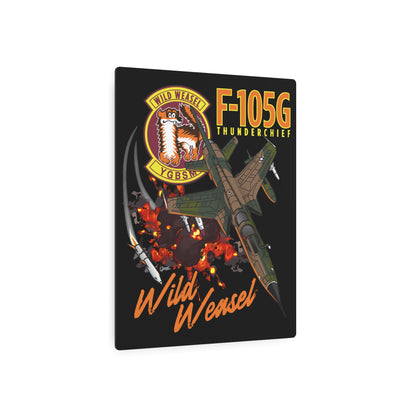 Wild Weasel Metal Sign