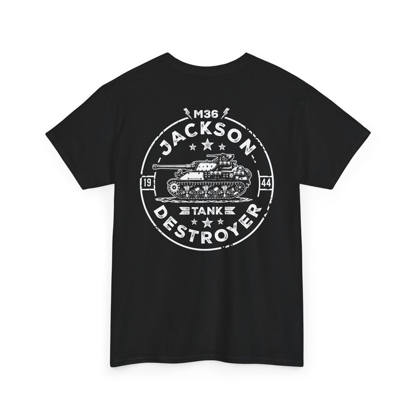 M36 Jackson WWII Tank Destroyer Unisex Heavy Cotton Tee