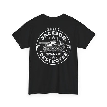 M36 Jackson WWII Tank Destroyer Unisex Heavy Cotton Tee