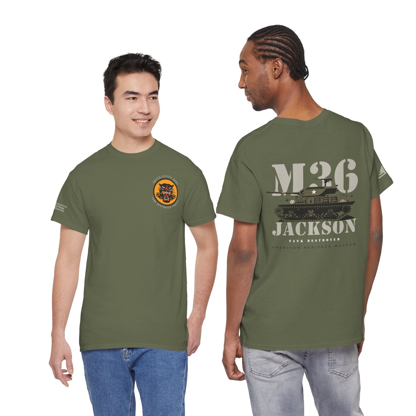 M36 Jackson WWII Tank Destroyer Premium Cotton Tee