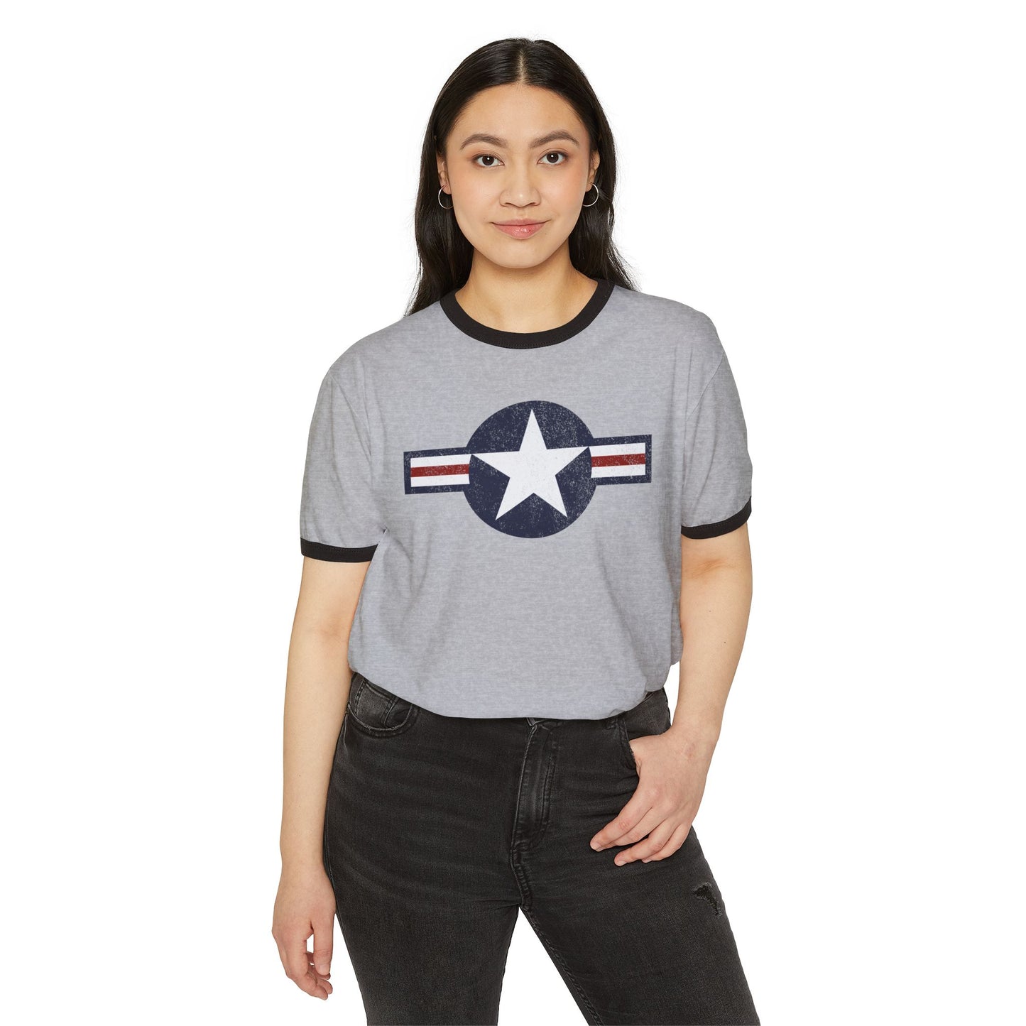 USAF Roundel Ringer Tee