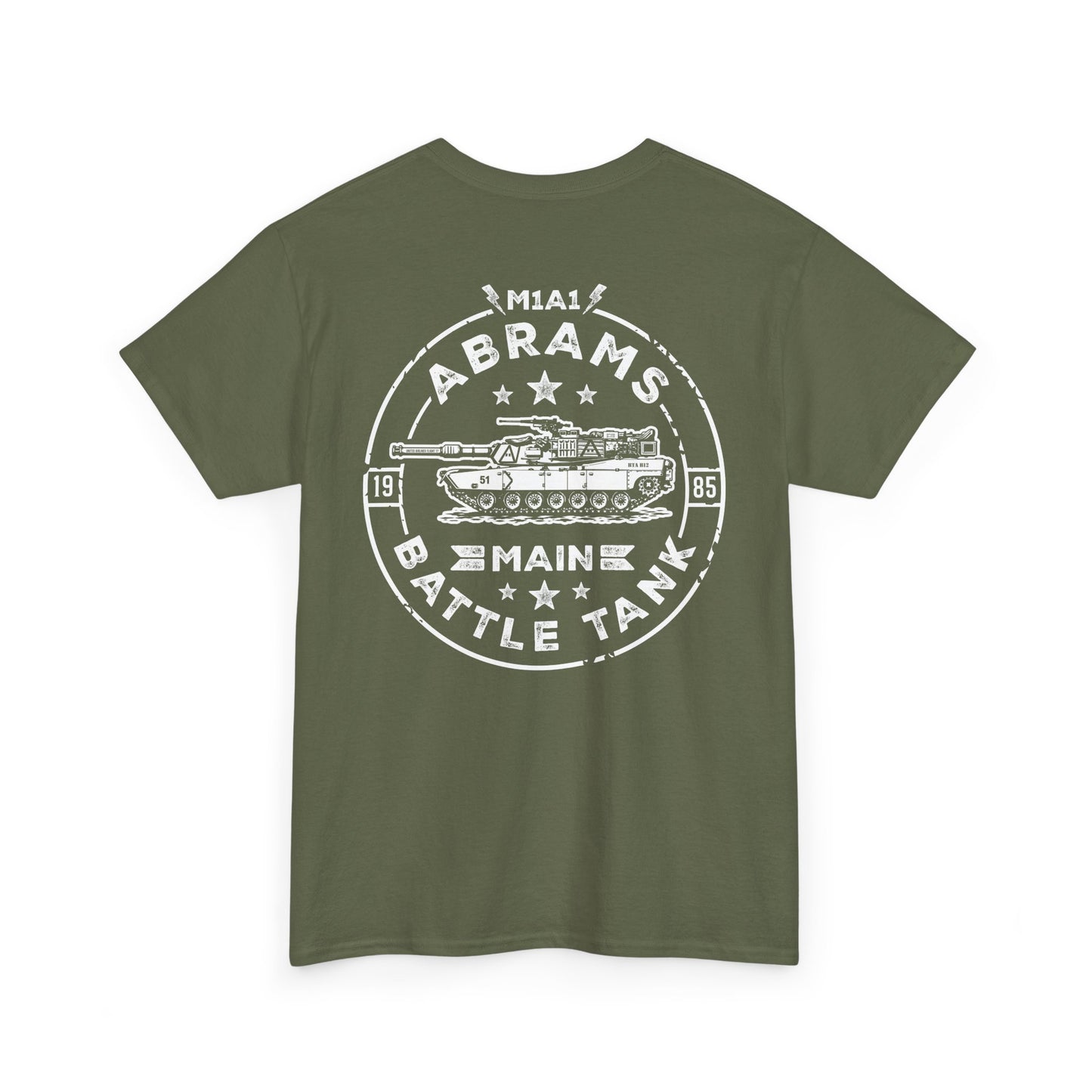 M1A1 Abrams Main Battle Tank Unisex Heavy Cotton Tee