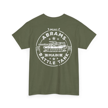 M1A1 Abrams Main Battle Tank Unisex Heavy Cotton Tee