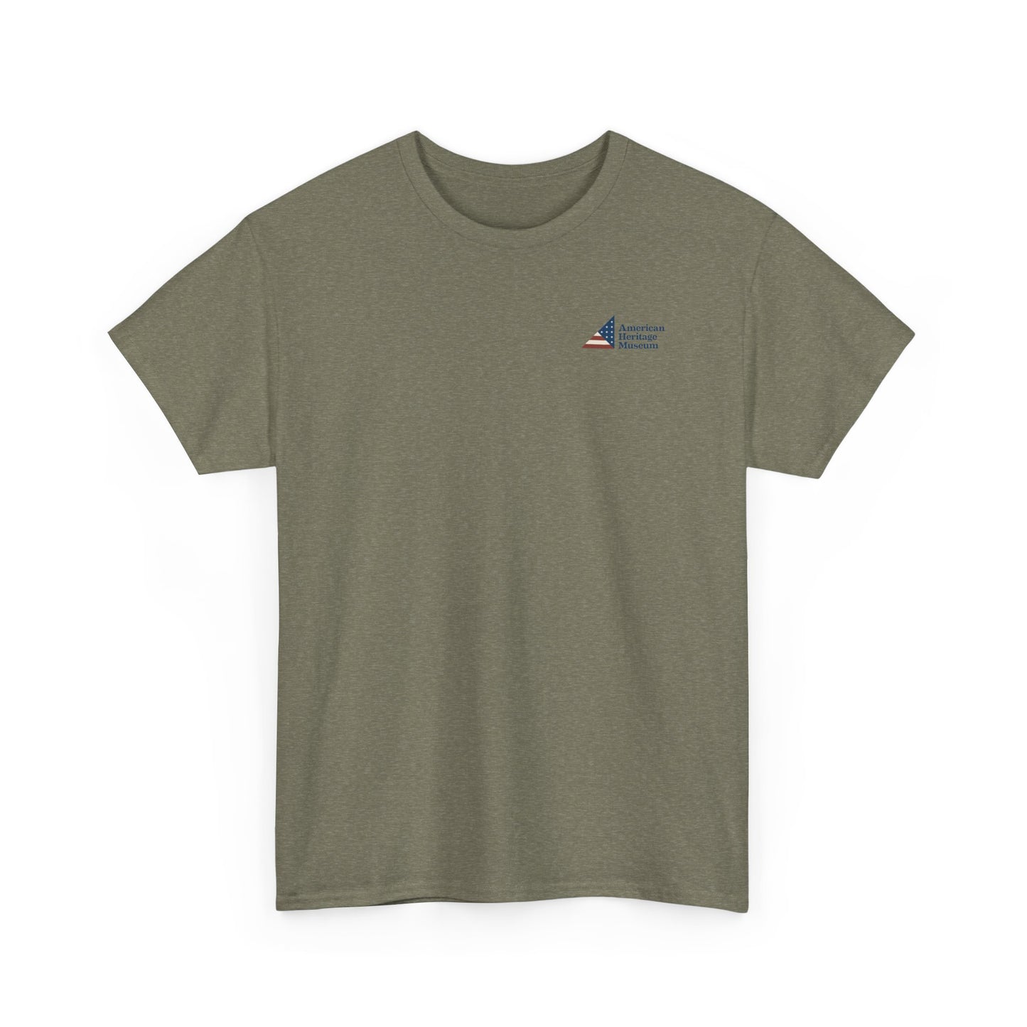 AHM Unisex Heavy Cotton Tee (round logo on back)