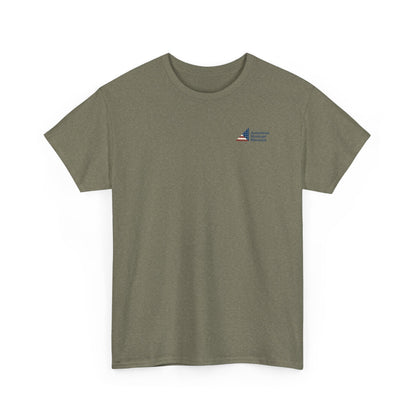 AHM Unisex Heavy Cotton Tee (round logo on back)