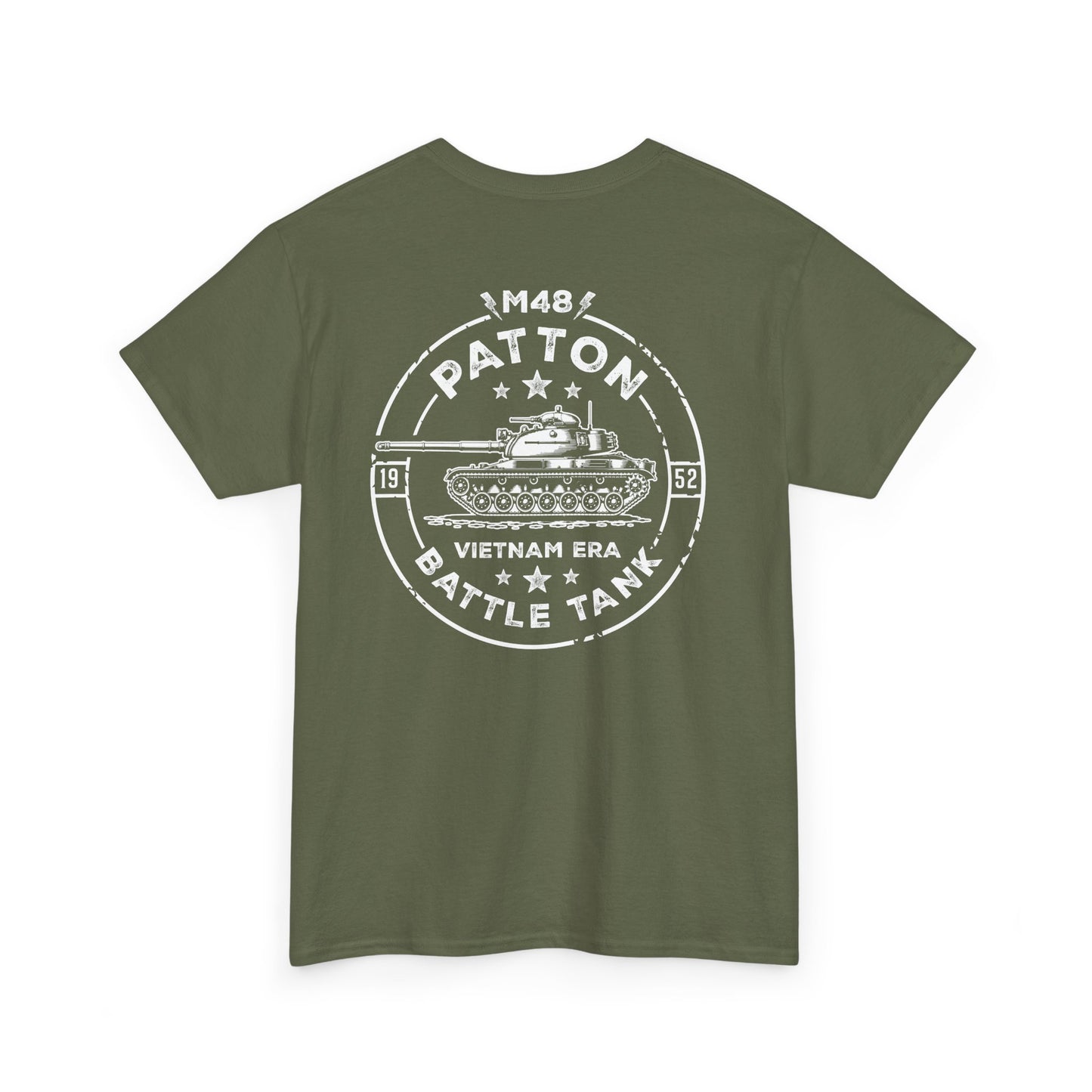 M48 Patton Main Battle Tank Unisex Heavy Cotton Tee