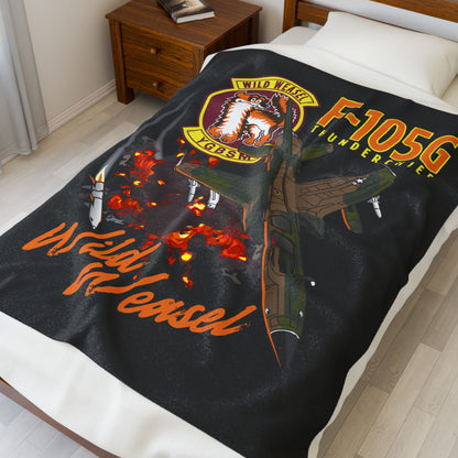 Wild Weasel Plush Blanket