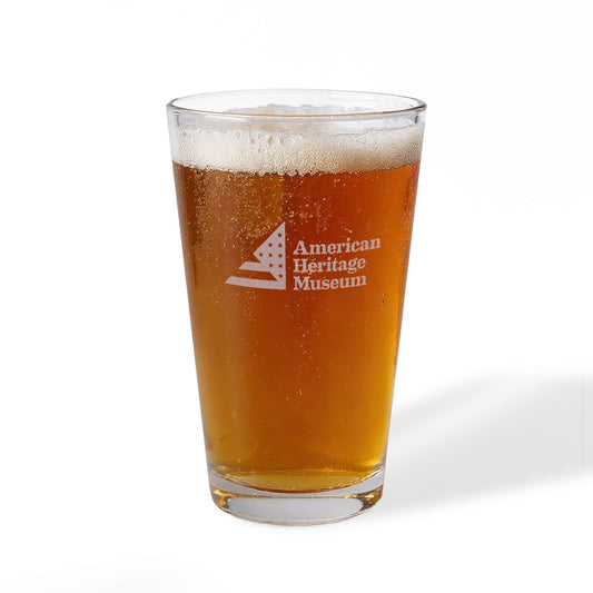 Engraved American Heritage Museum Pint Glass